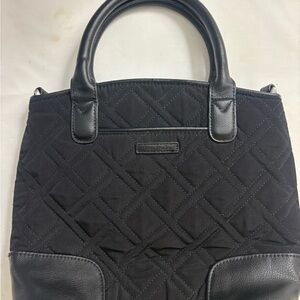 Vera Bradley Black Quilted Tote